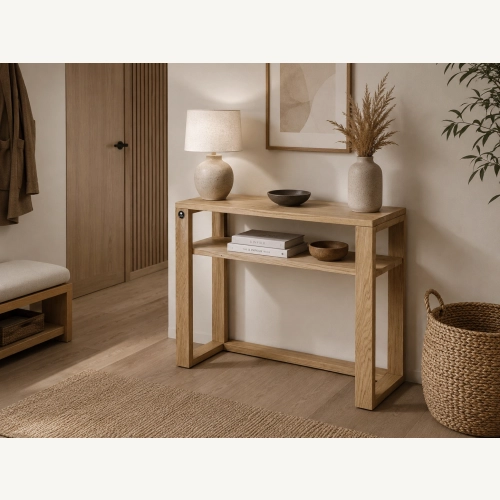 Konsola Wykonana Z Drewna Lite Dębowego Loft SKD-205 Rozmiary od 50 cm do 200 cm